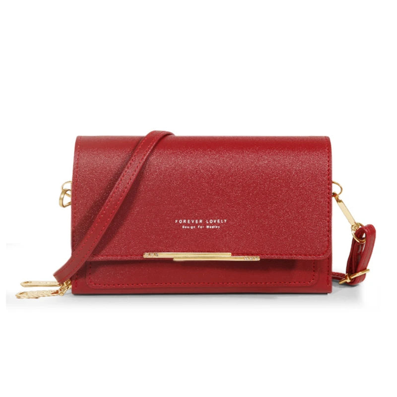 Korean Style Women’s Handbag – Large Capacity Casual Shoulder Bag with Mobile Compartment