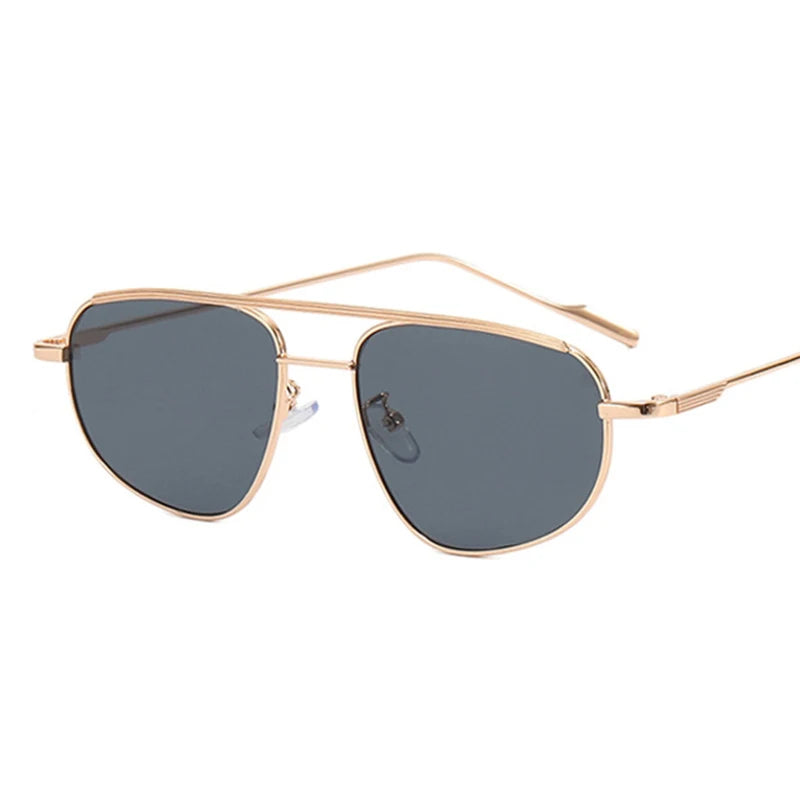Classic Metal Sunglasses – Luxury Brand Square UV400 Fashion Sunglasses 2025