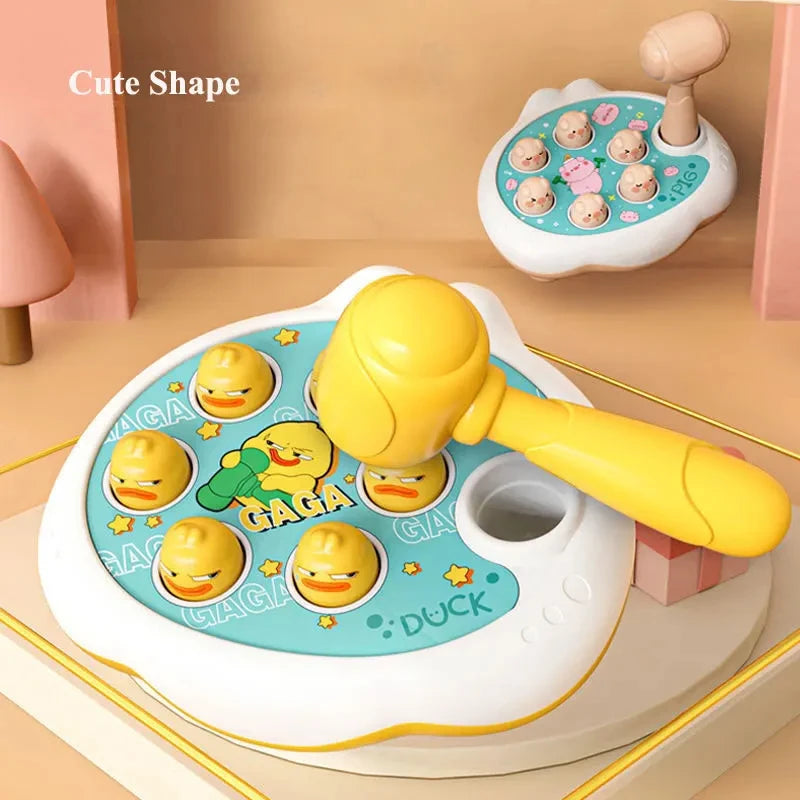 Duck/Frog/Pig Montessori Baby Toy – Educational Hammer Puzzle for Toddlers