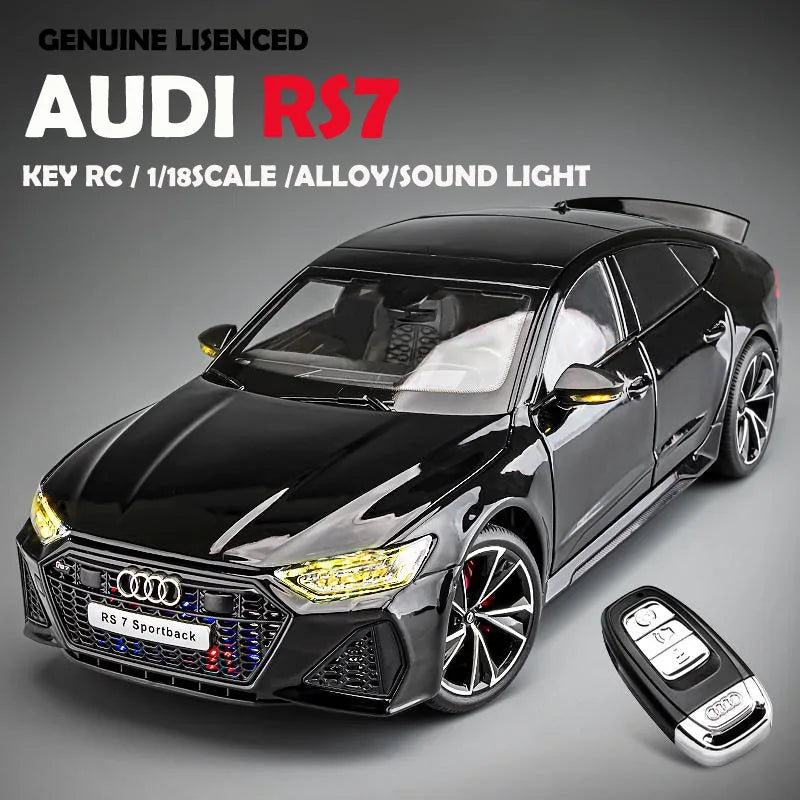 Simulation 1:18 AUDI RS7 Sportback – Diecast Alloy Car Model for Kids and Collectors
