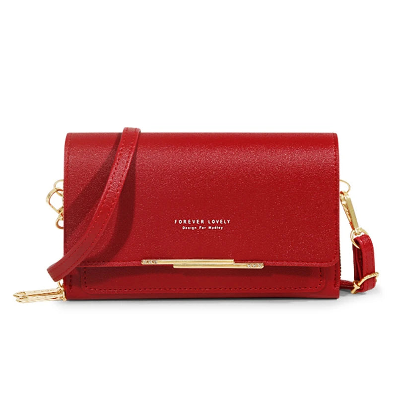 Korean Style Women’s Handbag – Large Capacity Casual Shoulder Bag with Mobile Compartment
