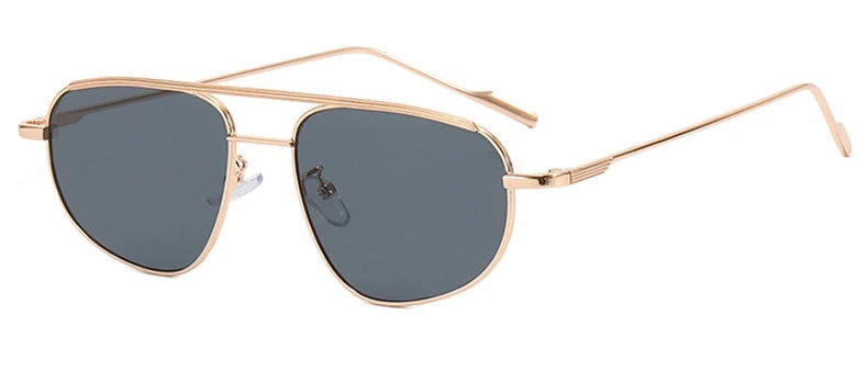 Classic Metal Sunglasses – Luxury Brand Square UV400 Fashion Sunglasses 2025