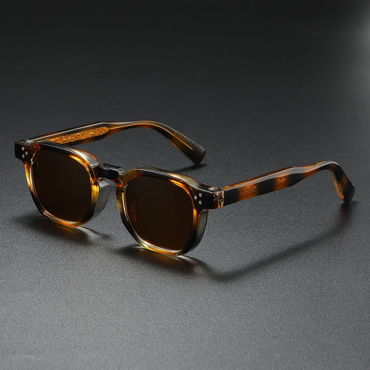 ARTORIGIN Unisex Polarized Square Metal Frame Sunglasses – Driving & Casual