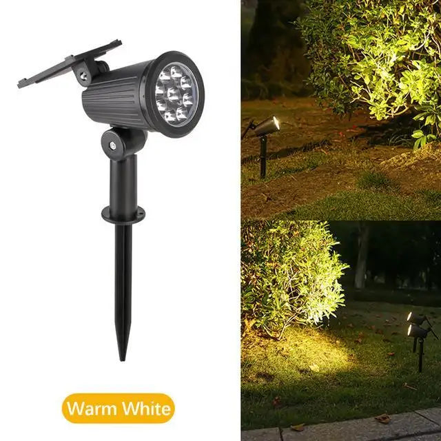 LED Solar Garden Spotlight Waterproof IP65