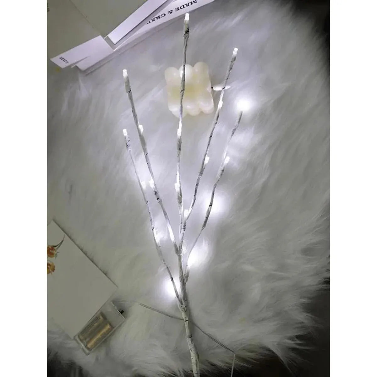 White Birch Branch LED Lights – Battery Operated, Indoor & Outdoor Decor
