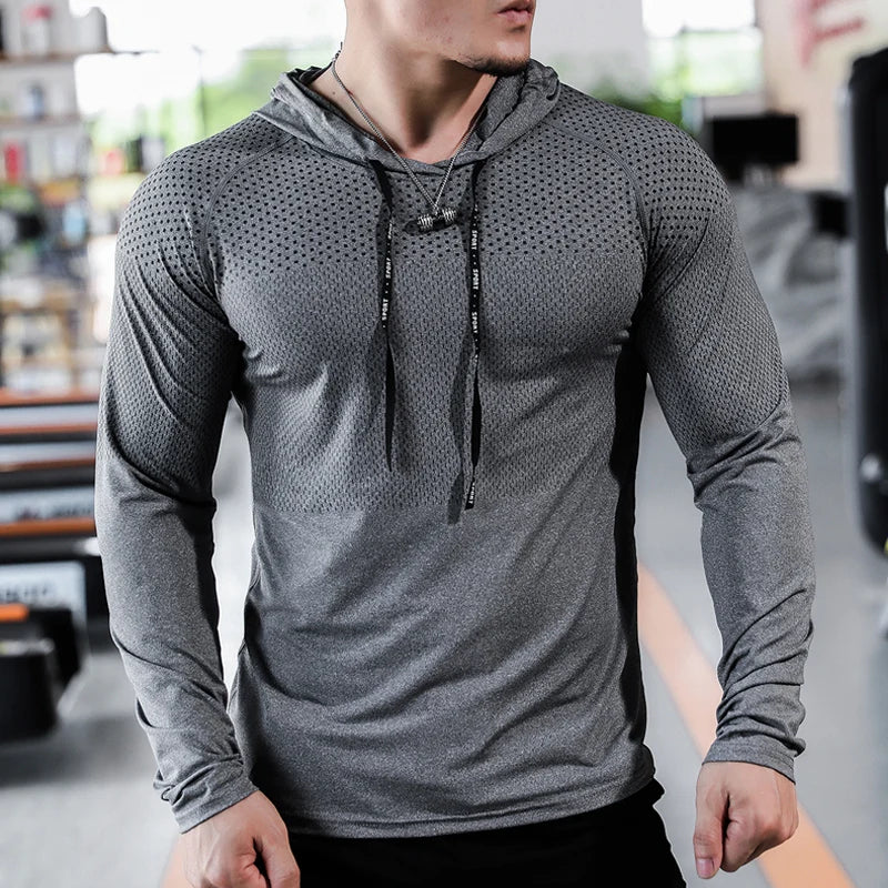 Men’s Sports Tracksuit with Hoodie – Gym & Outdoor Training