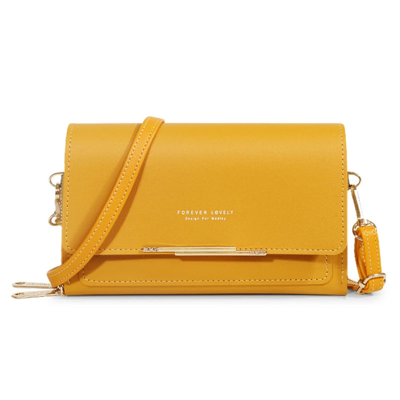 Korean Style Women’s Handbag – Large Capacity Casual Shoulder Bag with Mobile Compartment