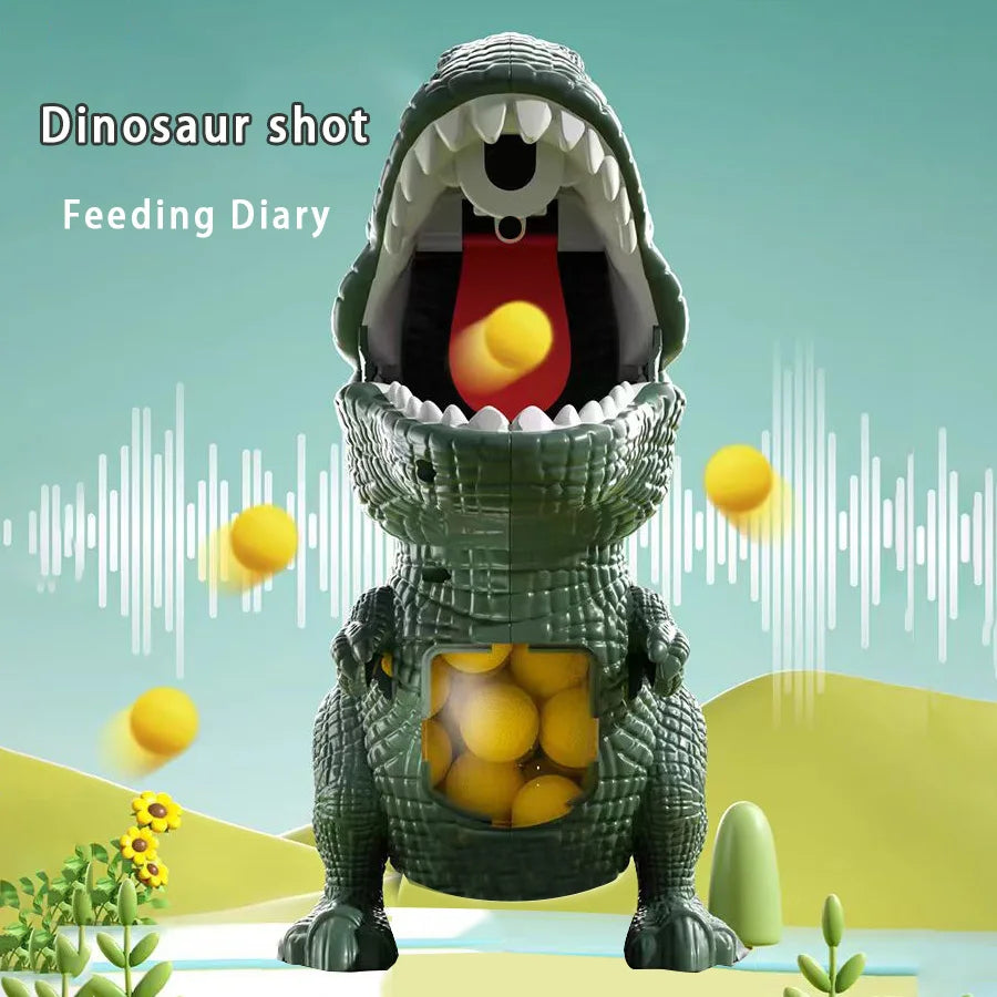 Dinosaur Shooting Toy – Tyrannosaurus Rex Soft Bullet Gun for Kids