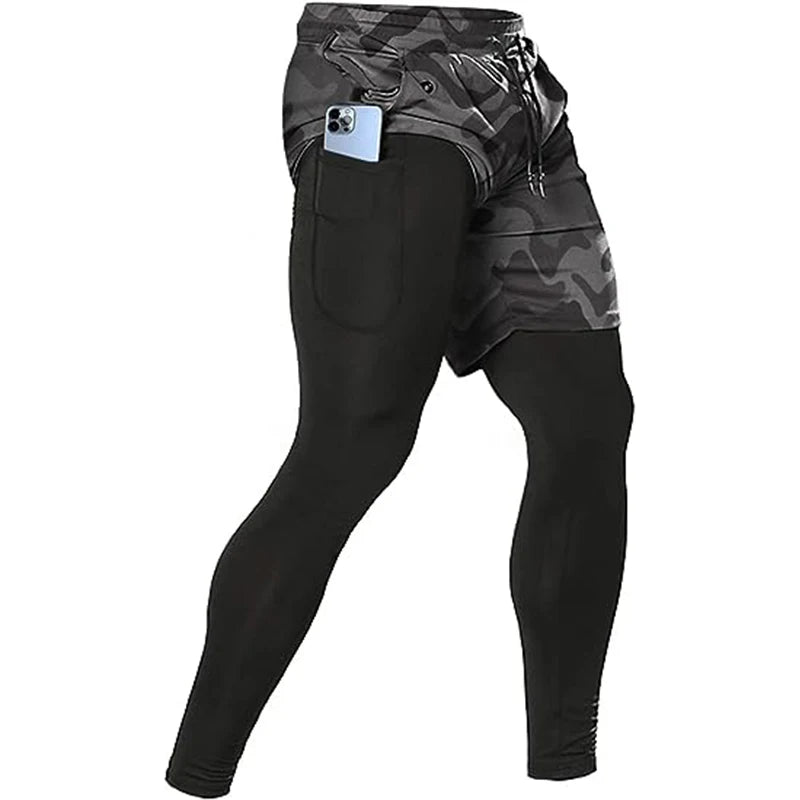 Men’s Sports Pants – 2-in-1 Training & Running Joggers