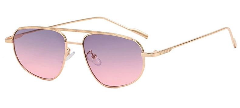 Classic Metal Sunglasses – Luxury Brand Square UV400 Fashion Sunglasses 2025