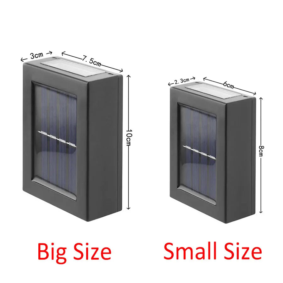 Outdoor Solar Wall Light – Waterproof Up & Down LED for Garden, Patio & Porch