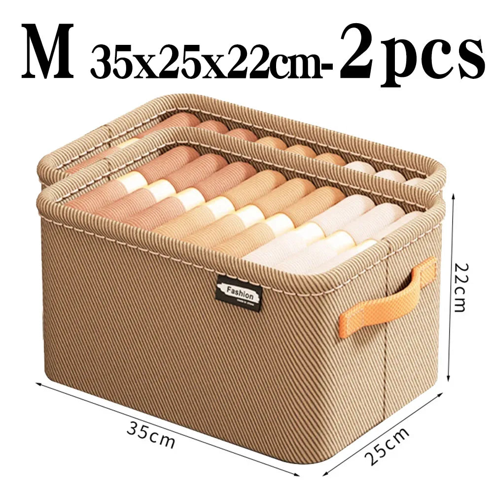 Foldable Thick Clothes Organizer – Dustproof Storage Bag for Sweaters, Pants, and Bedding