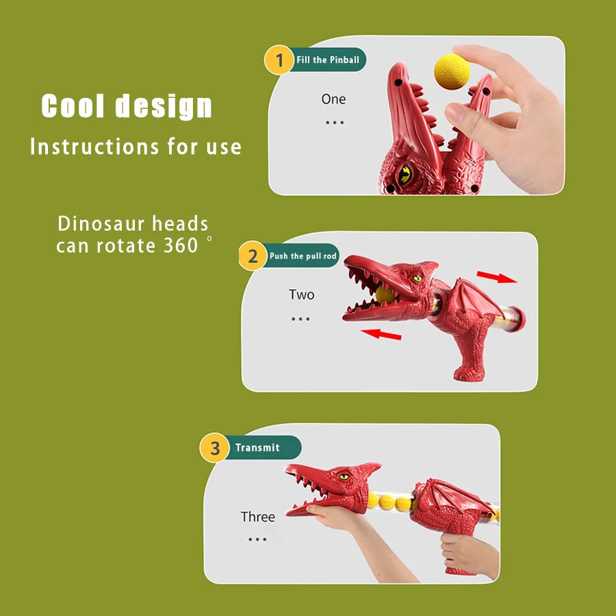 Dinosaur Shooting Toy – Tyrannosaurus Rex Soft Bullet Gun for Kids