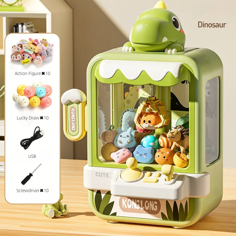 Dinosaur Claw Machine Electronic Arcade Toy for Kids