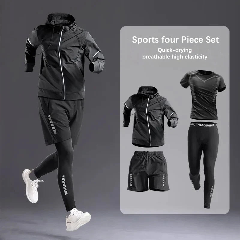 Men’s Sports Set – 5 Pieces Tracksuit for All Seasons