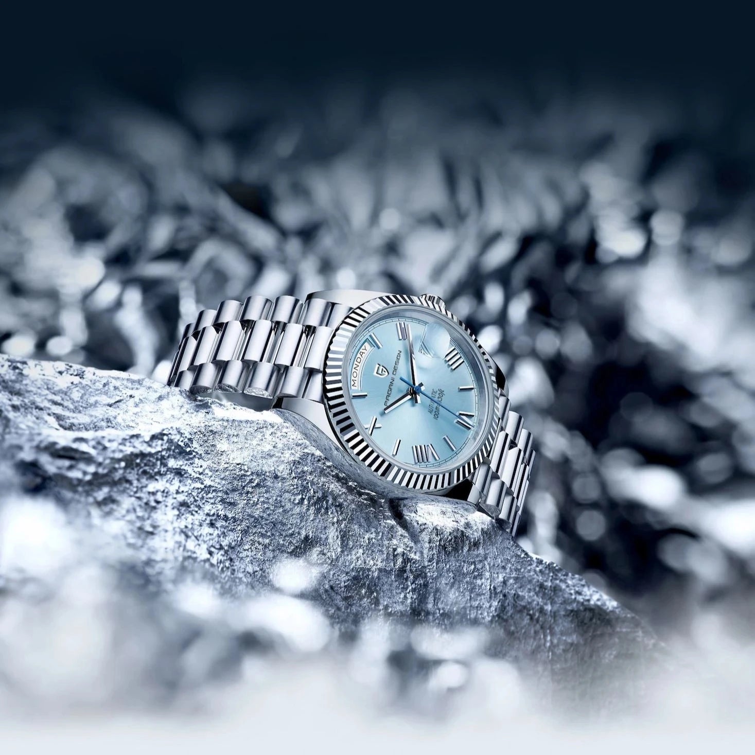 PAGANI DESIGN 2025 Men’s Automatic Mechanical Watch – Luxury Sapphire Crystal AR, Calendar Function