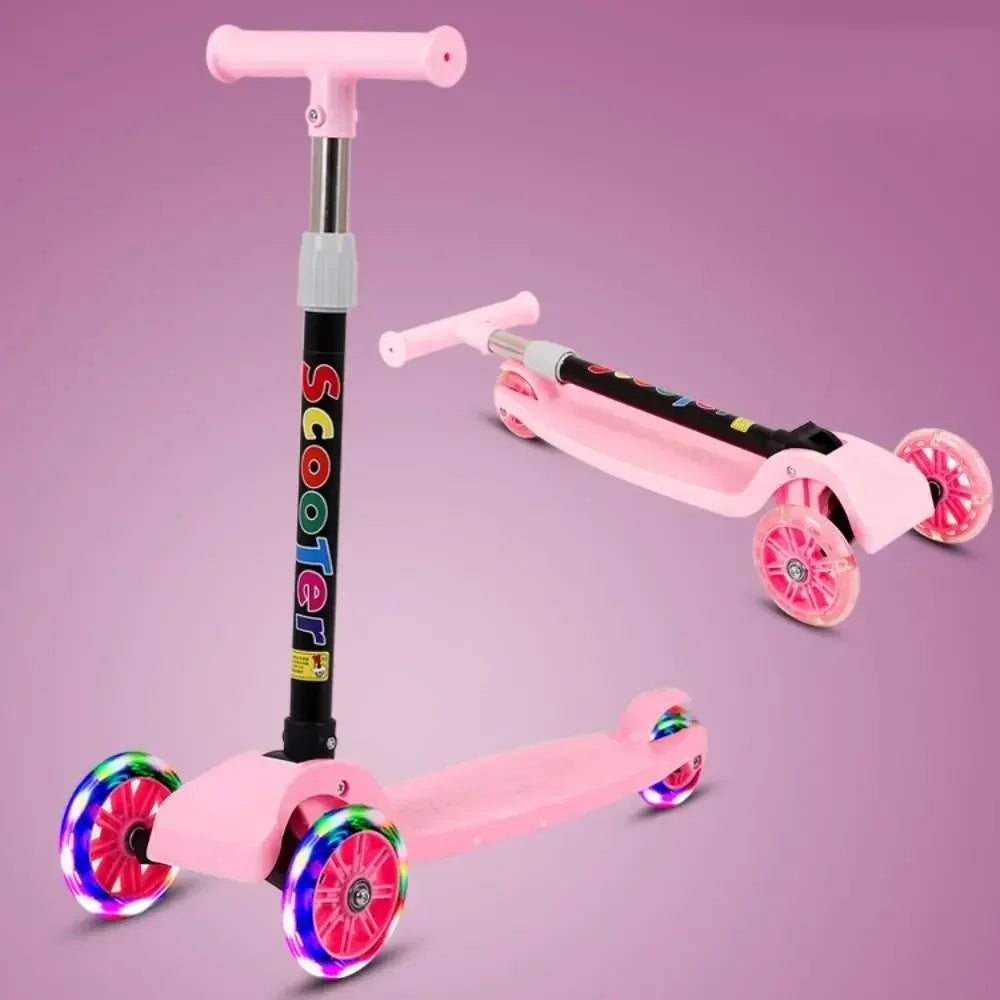 Kids Adjustable PU Scooter – Fun and Safe Ride-On Toy