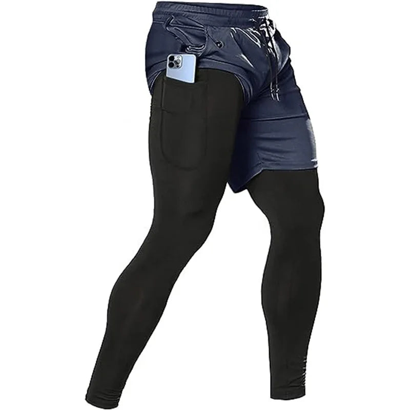 Men’s Sports Pants – 2-in-1 Training & Running Joggers