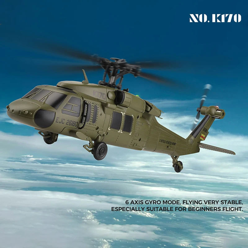 WLtoys K170 RC Helicopter – 2.4G 6-Axis Gyroscope Remote Control Toy