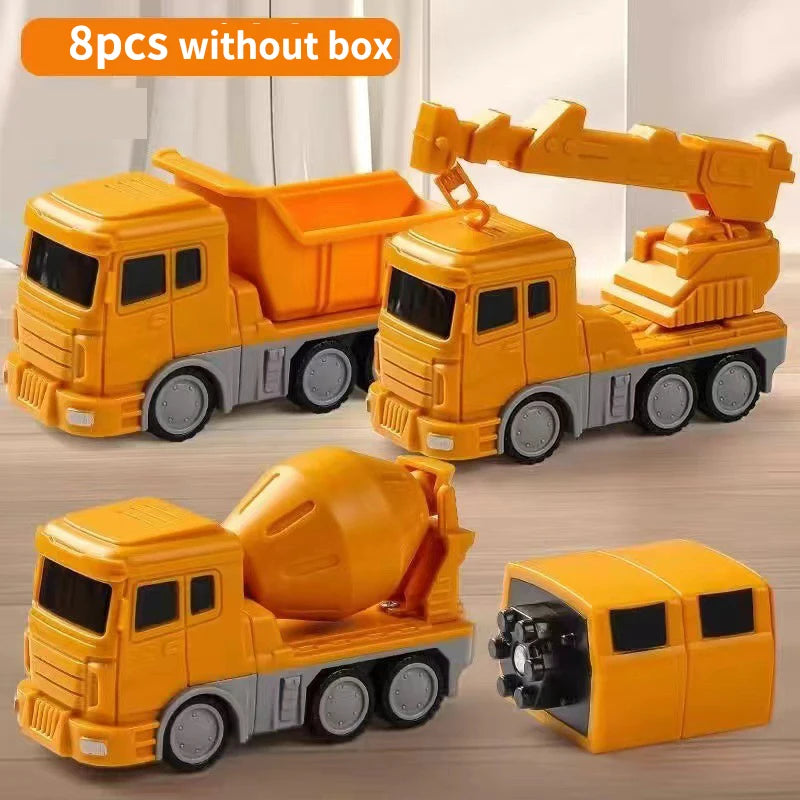 Magnetic Transform Engineering Car – Building Blocks & Robot Toy for Kids