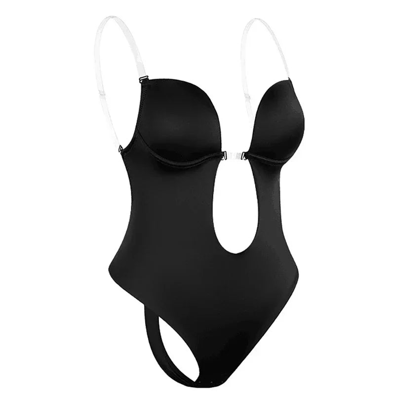 Full Body Shaping Bodysuit for Women – Backless Slimming Control