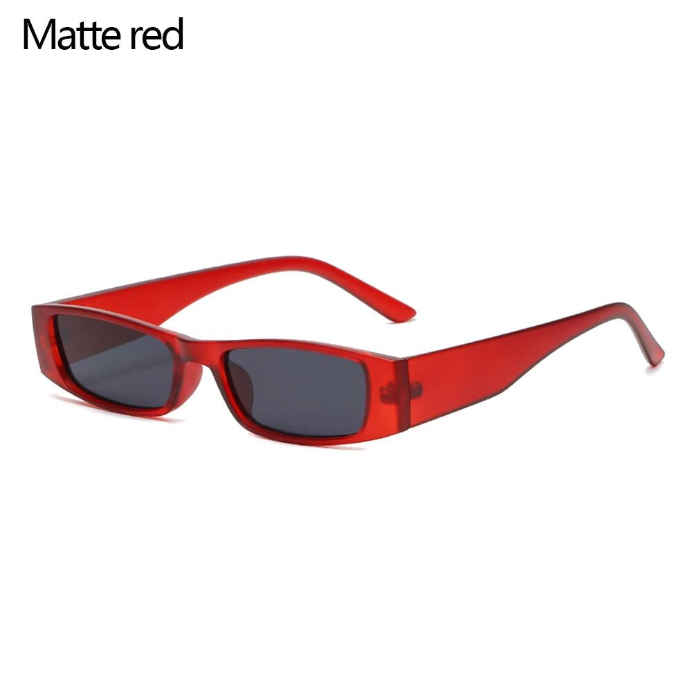 Retro Rectangle Sunglasses – Unisex Vintage Style