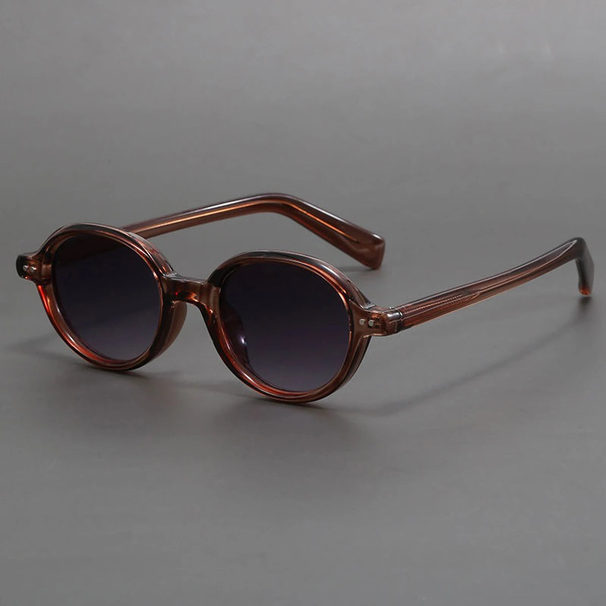 WENID Polarized Small Round Oval Sunglasses – Japanese Style TR90 Acetate, Retro Fashion for Men & Women