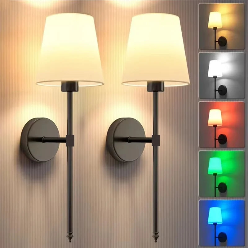 Wireless Rechargeable Wall Lamp with Remote Control