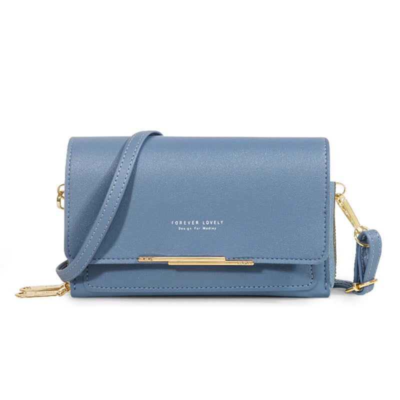 Korean Style Women’s Handbag – Large Capacity Casual Shoulder Bag with Mobile Compartment