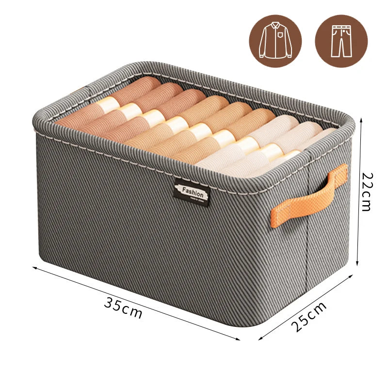 Foldable Thick Clothes Organizer – Dustproof Storage Bag for Sweaters, Pants, and Bedding