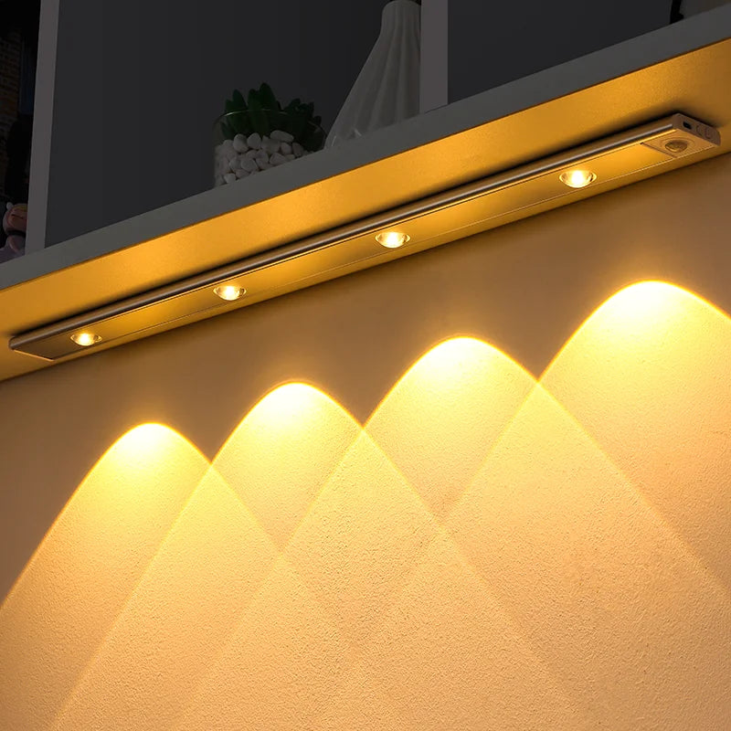 Ultra-Thin LED Motion Sensor Night Light – USB Rechargeable