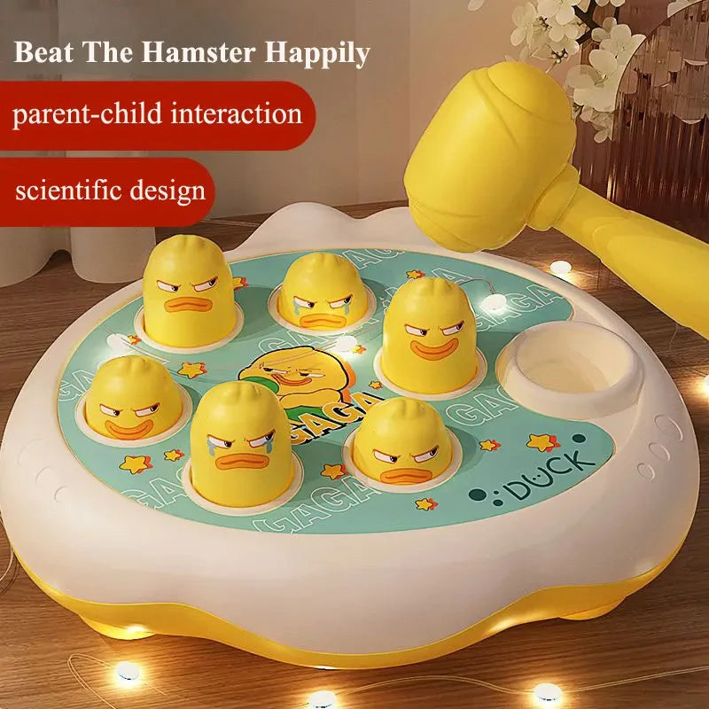 Duck/Frog/Pig Montessori Baby Toy – Educational Hammer Puzzle for Toddlers