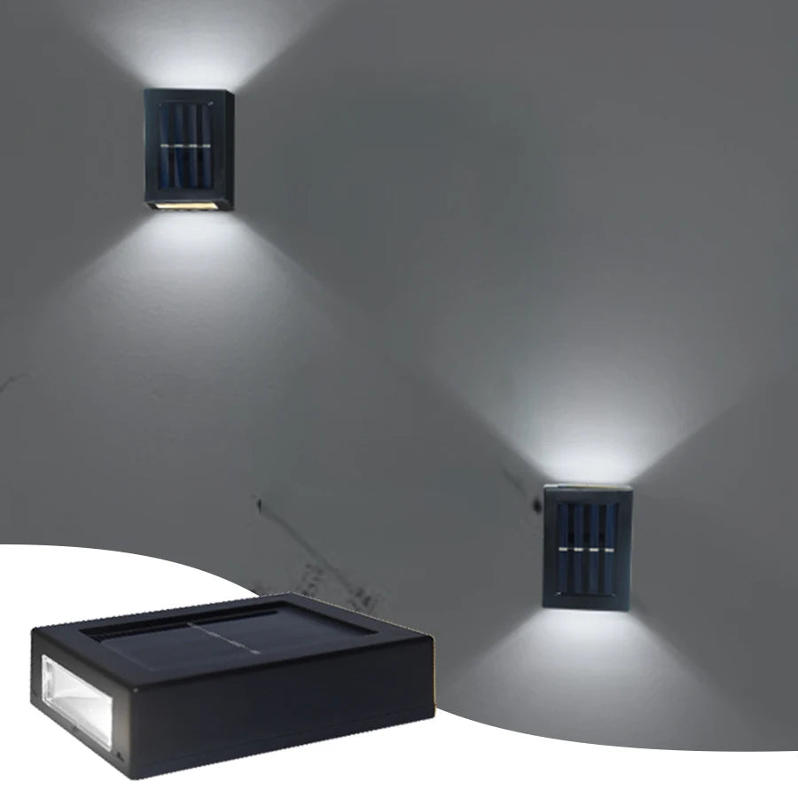 Outdoor Solar Wall Light – Waterproof Up & Down LED for Garden, Patio & Porch