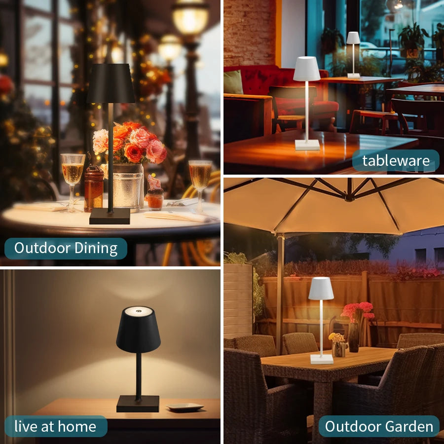Rechargeable LED Table Lamp – Touch & 3 Brightness Levels