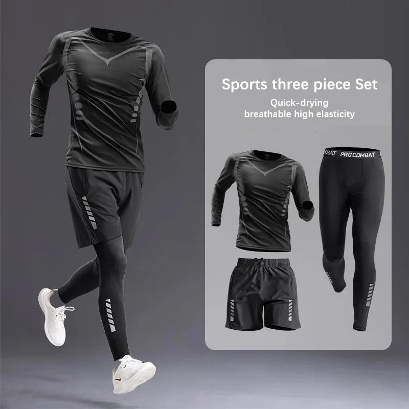 Men’s Sports Set – 5 Pieces Tracksuit for All Seasons