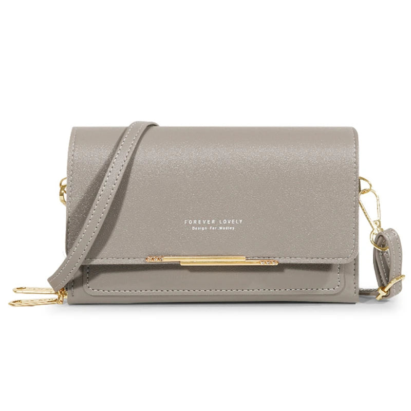 Korean Style Women’s Handbag – Large Capacity Casual Shoulder Bag with Mobile Compartment