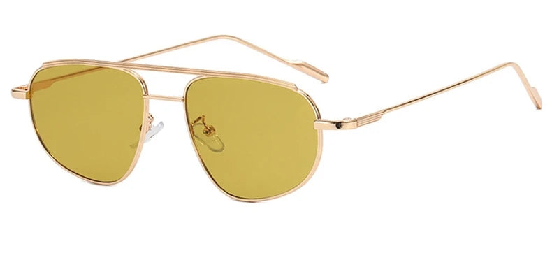 Classic Metal Sunglasses – Luxury Brand Square UV400 Fashion Sunglasses 2025