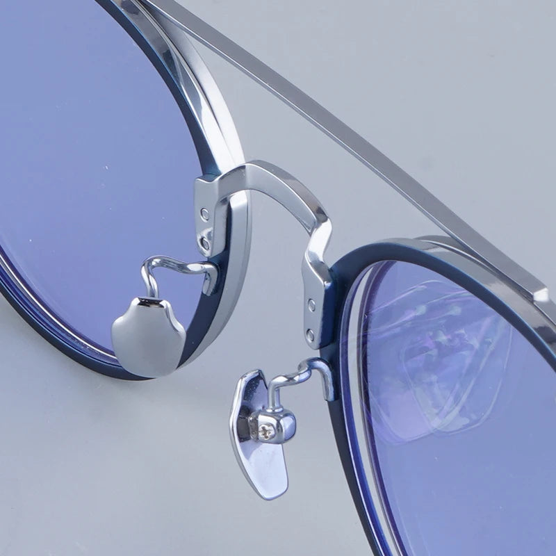 M3112  Clip Flip up Sunglasses Uv400 Handmade Men Optical Prescription Classical Women Classical Eyeglasses with Case