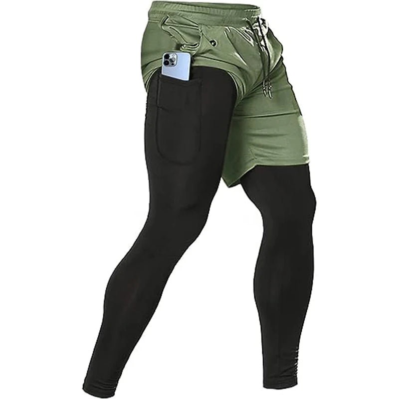 Men’s Sports Pants – 2-in-1 Training & Running Joggers