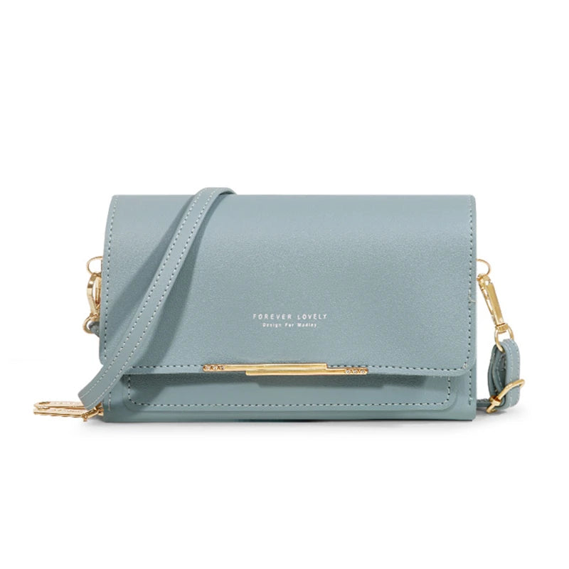 Korean Style Women’s Handbag – Large Capacity Casual Shoulder Bag with Mobile Compartment