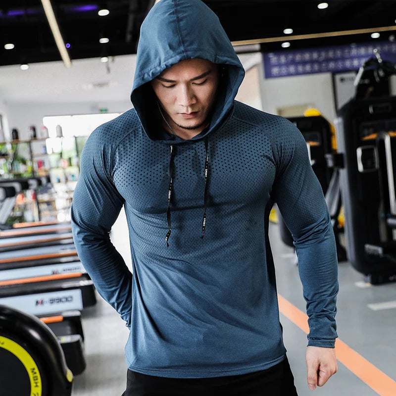 Men’s Sports Tracksuit with Hoodie – Gym & Outdoor Training
