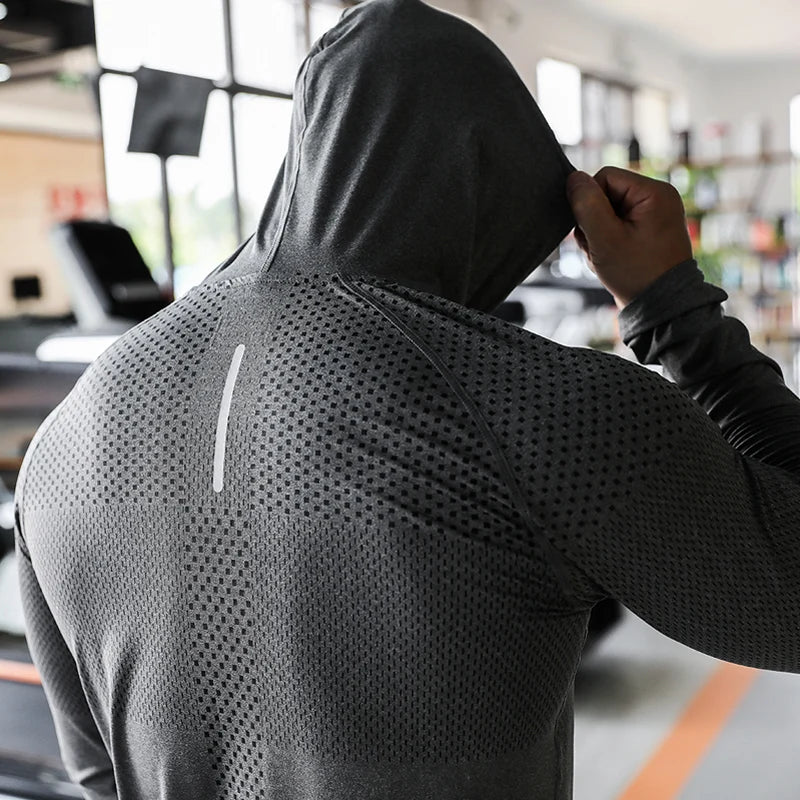 Men’s Sports Tracksuit with Hoodie – Gym & Outdoor Training
