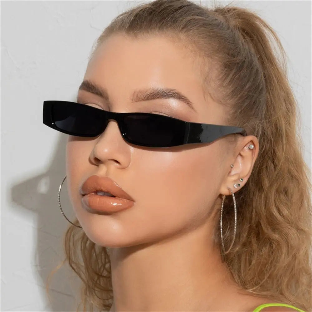 Retro Rectangle Sunglasses – Unisex Vintage Style