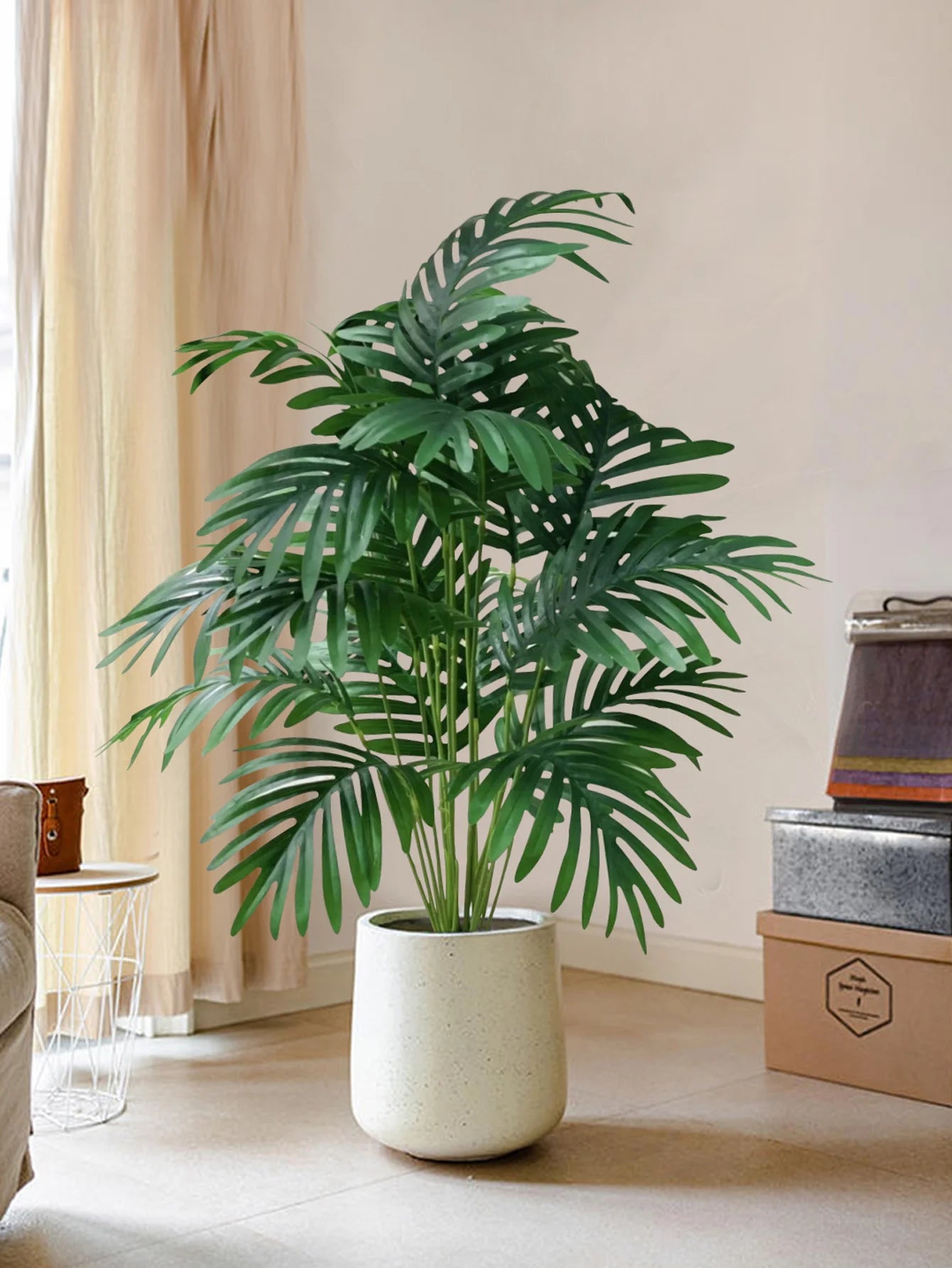 Large Artificial Palm Tree – Tropical Home & Kitchen Decor