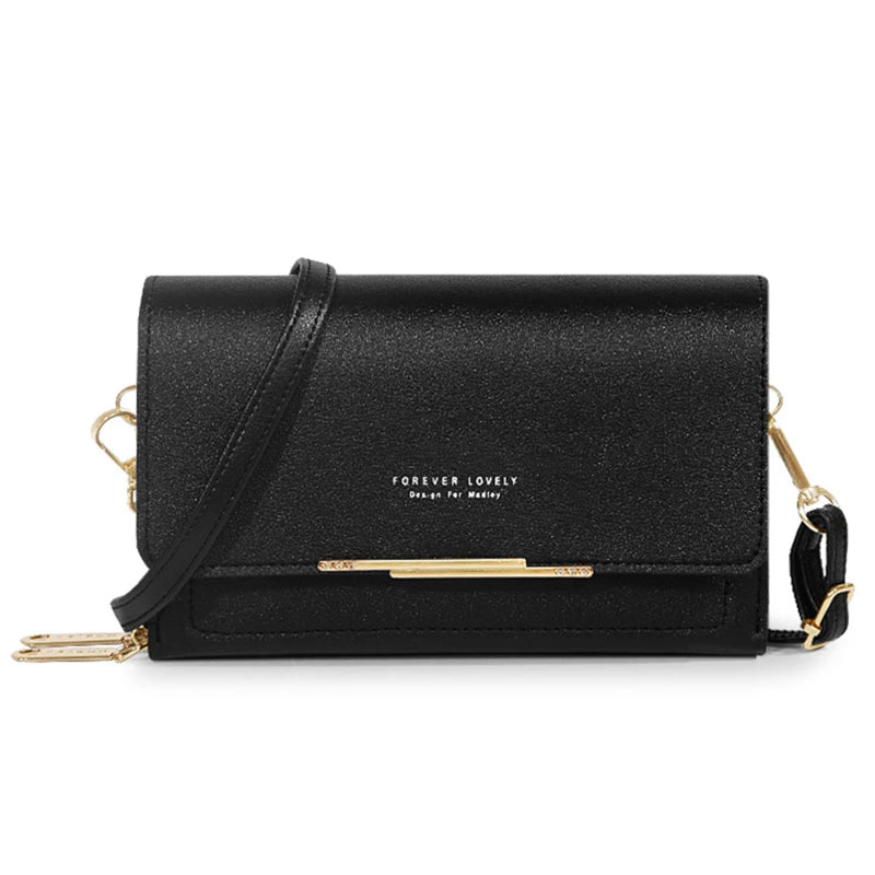 Korean Style Women’s Handbag – Large Capacity Casual Shoulder Bag with Mobile Compartment