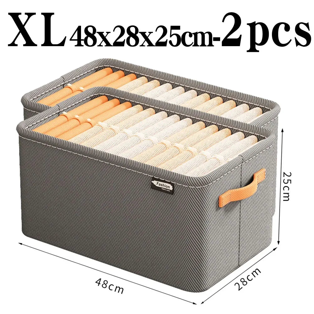 Foldable Thick Clothes Organizer – Dustproof Storage Bag for Sweaters, Pants, and Bedding