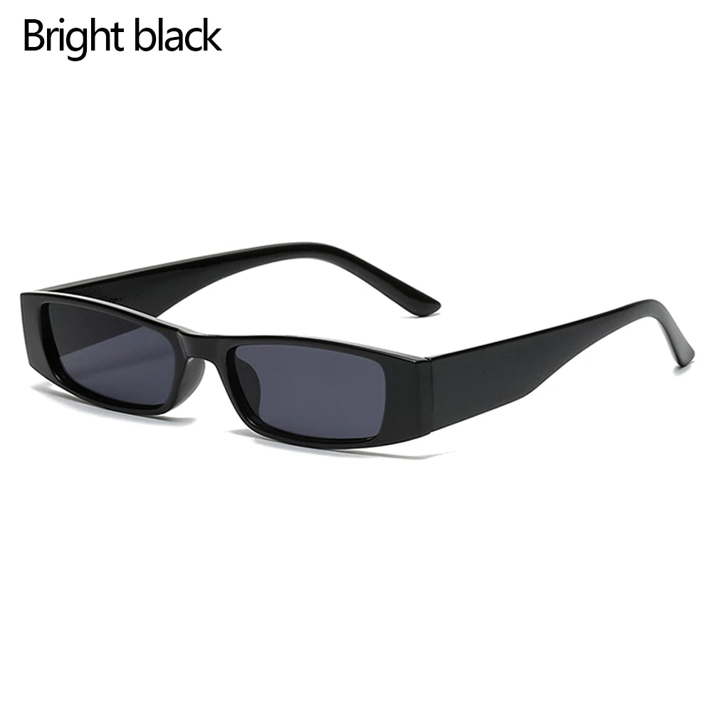 Retro Rectangle Sunglasses – Unisex Vintage Style