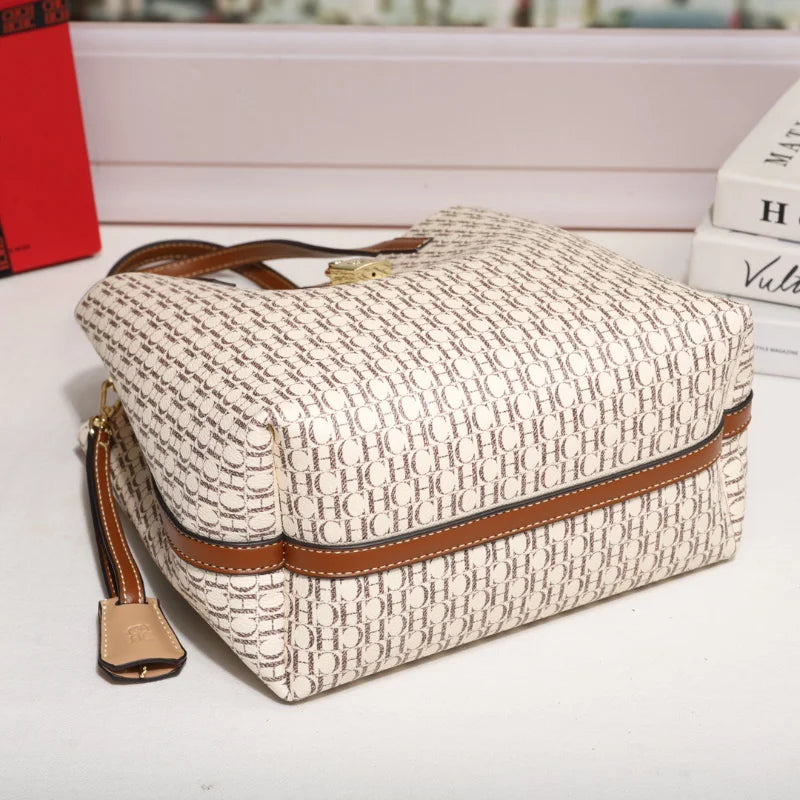 Premium PU Leather Crossbody Bag – Large Capacity with Letter Print