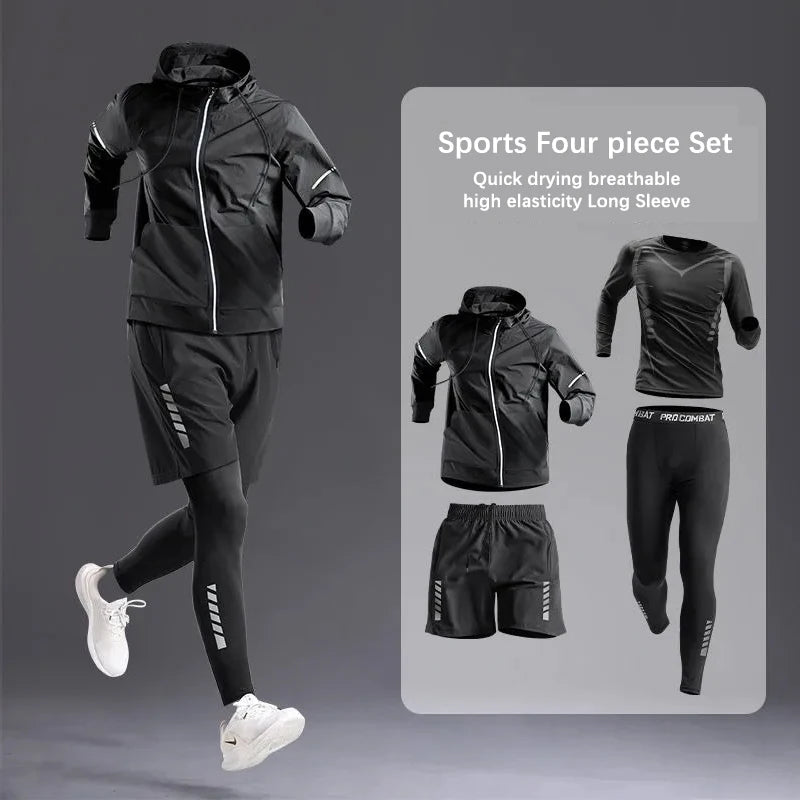 Men’s Sports Set – 5 Pieces Tracksuit for All Seasons