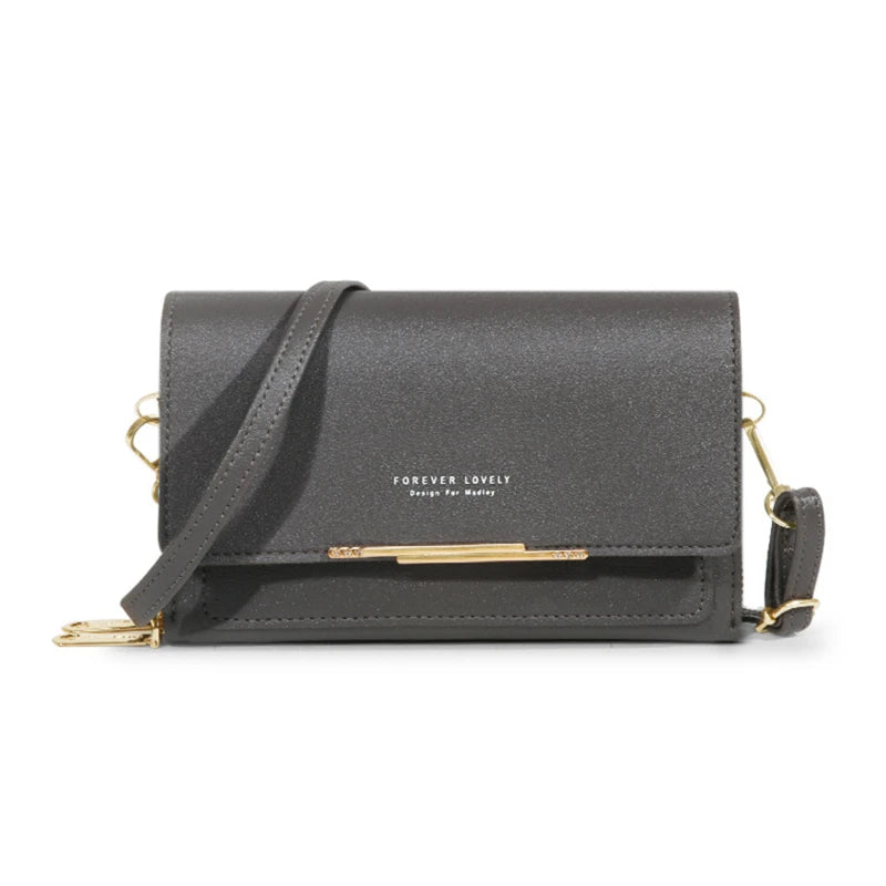 Korean Style Women’s Handbag – Large Capacity Casual Shoulder Bag with Mobile Compartment